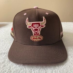 Mitchell and ness fitted HWC Chicago Bulls Nba Finals hat!